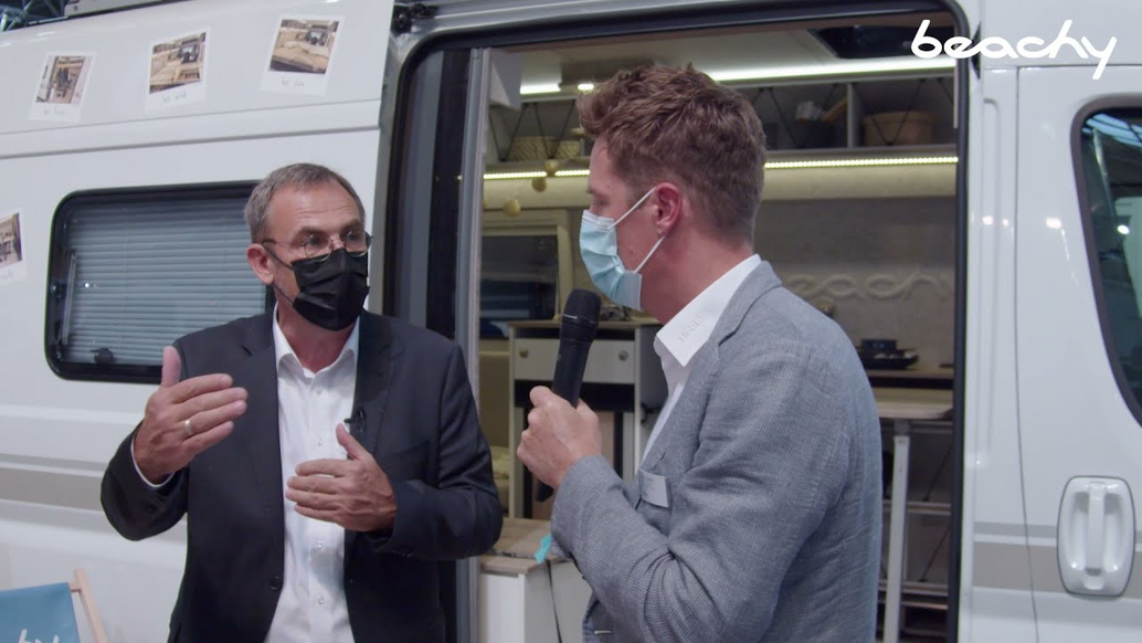 Der beachy Van auf dem Caravan Salon 2021 Video Preview